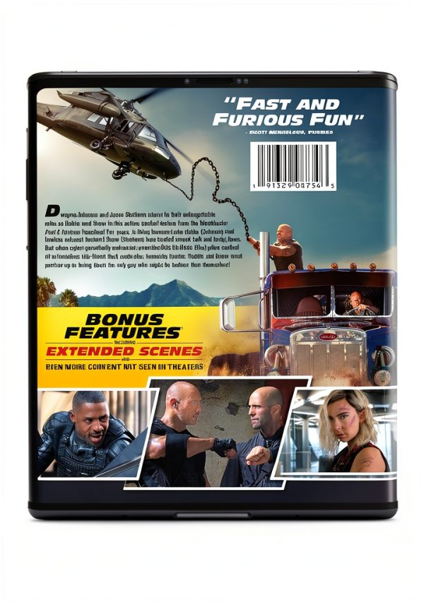 Hobbs Shaw DVD Action Adventure Dwayne Johnson Jason Statham-2