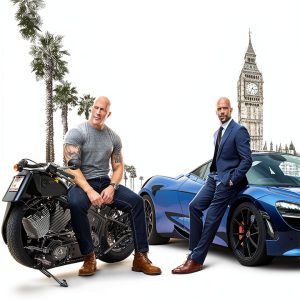 Hobbs Shaw Blu-ray Action Movie Dwayne Johnson Idris Elba-0