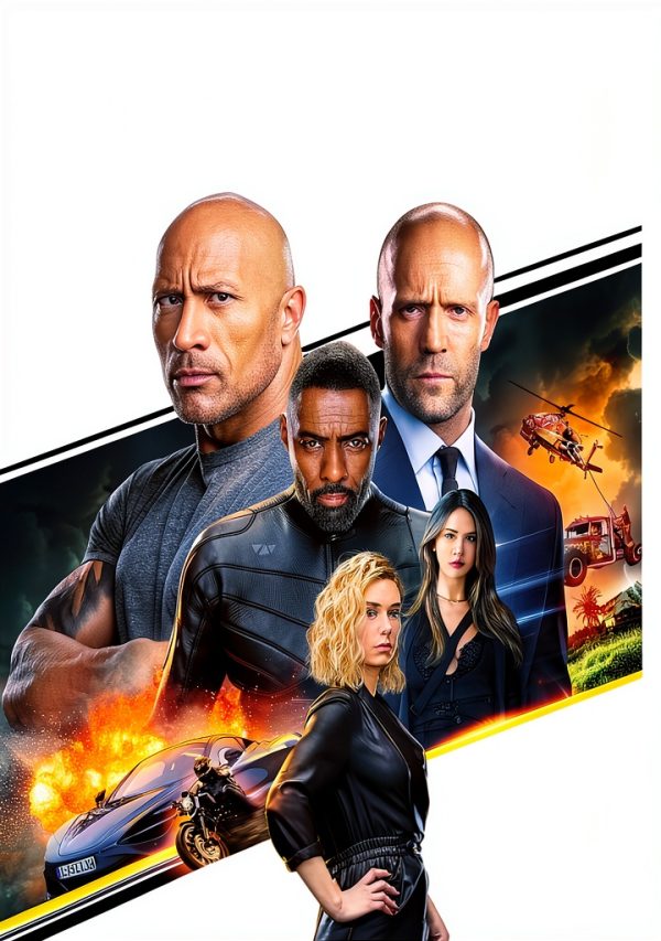 Hobbs Shaw DVD Action Adventure Dwayne Johnson Jason Statham-1