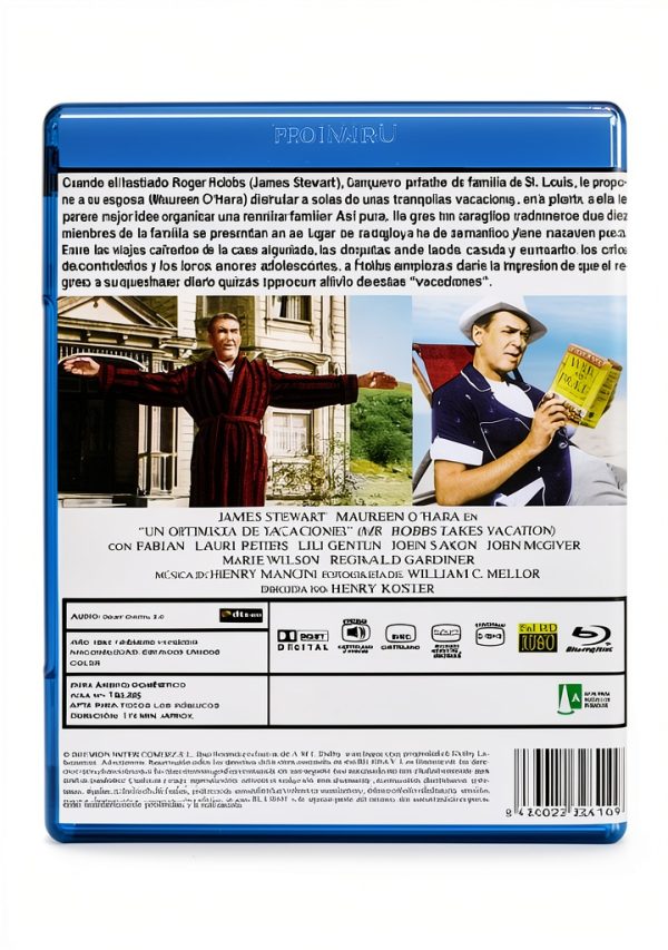 Mr Hobbs Takes a Vacation Blu-ray Comedy Film James Stewart-1