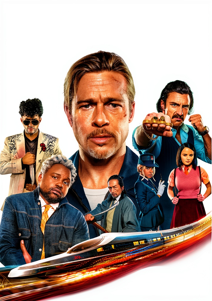 Bullet Train DVD case showcasing the cover art and cast
