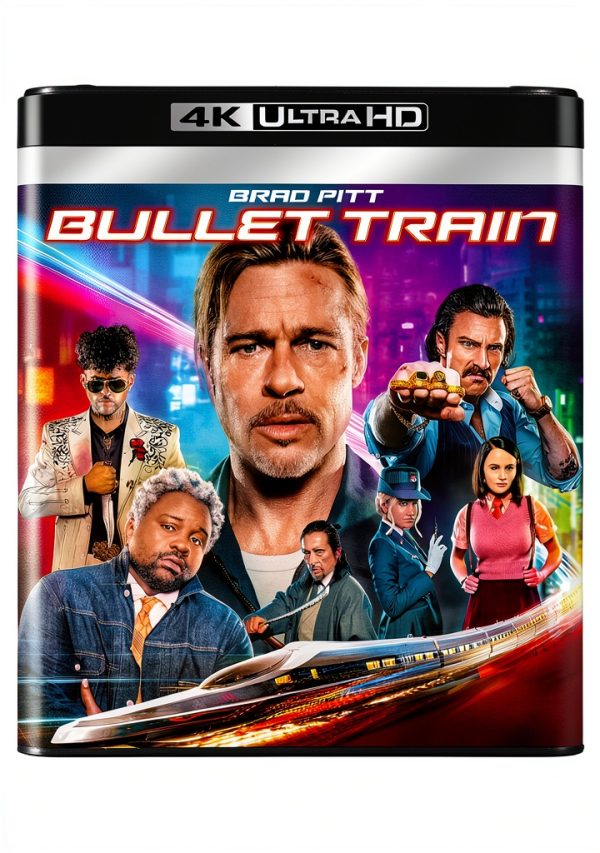Bullet Train Blu-ray Action Movie Brad Pitt Sony Pictures-0