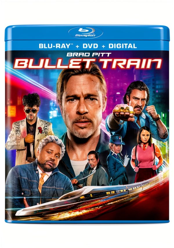 Bullet Train Blu-ray Action Movie Brad Pitt Sony Pictures-0