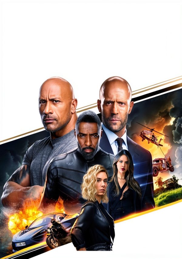 Hobbs Shaw Blu-ray Action Adventure Dwayne Johnson Jason-0